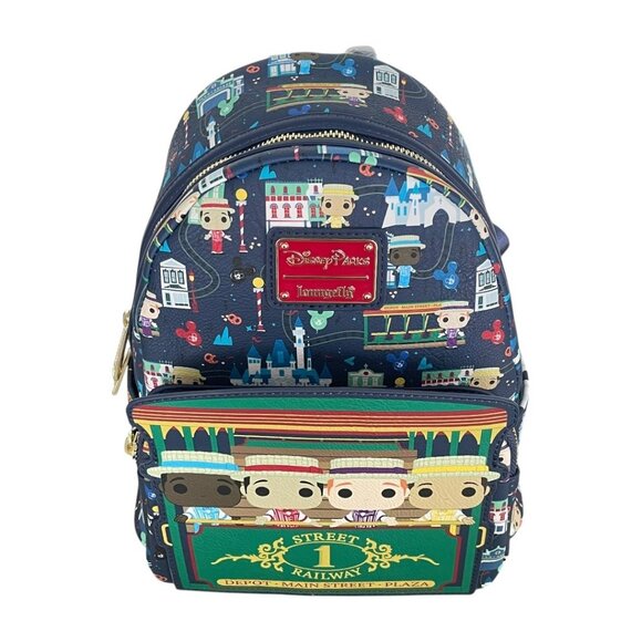 Disney Parks Loungefly Dapper Dans Main Street USA Mini Backpack main image 5